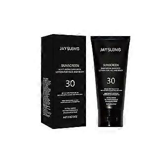 Lightweight moisturizing protective cream, refreshing and hydrating for summer outdoor use, suitable for both face and body.