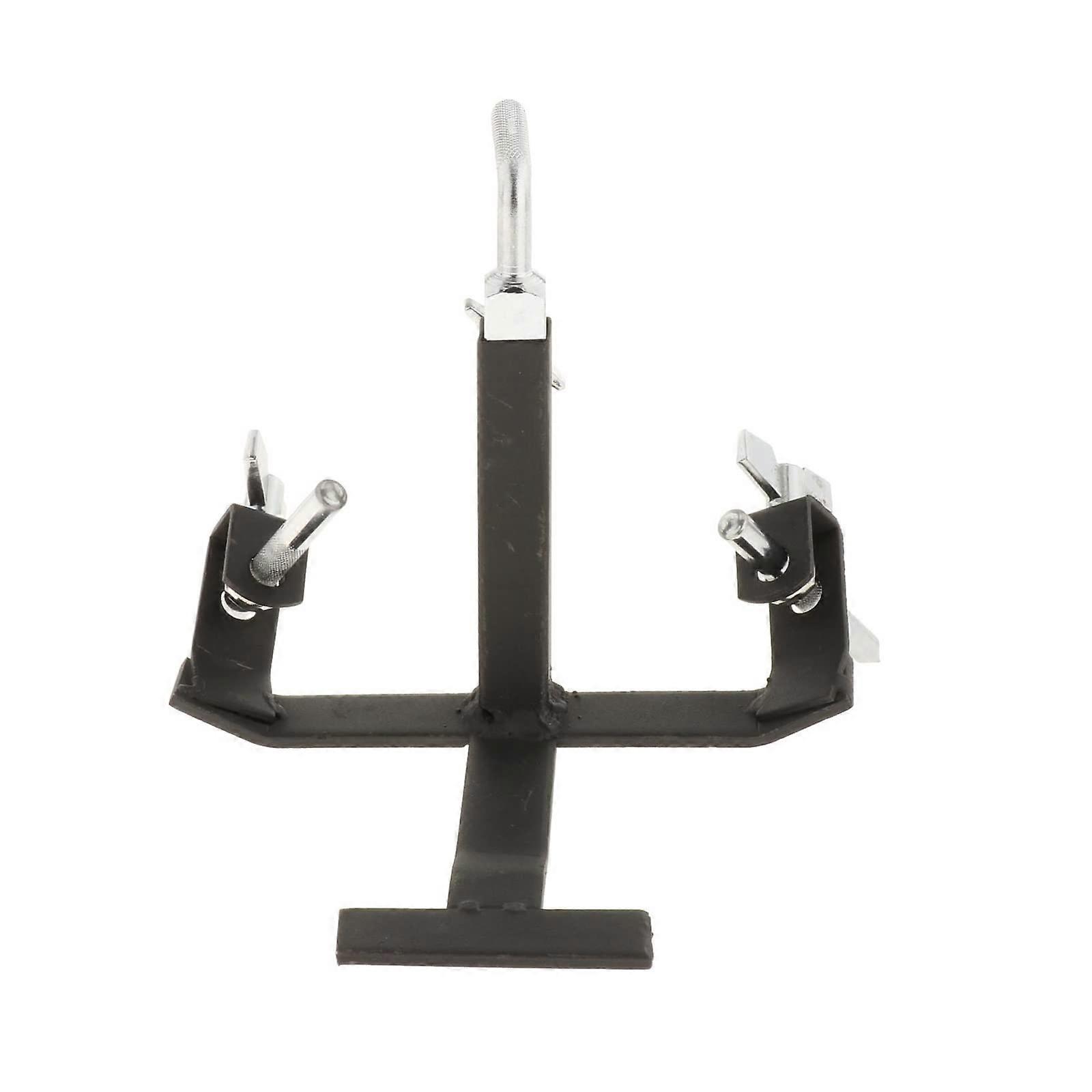 Cowbell Mount Pedal Bracket for Drum Kit, Secure Fit, Versatile Stand Compatibility, Durable