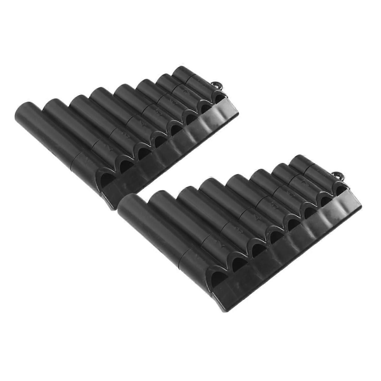 Beginner Pan Flute Set with EightNote Clear Scale and Extra Flute for Students and Kids