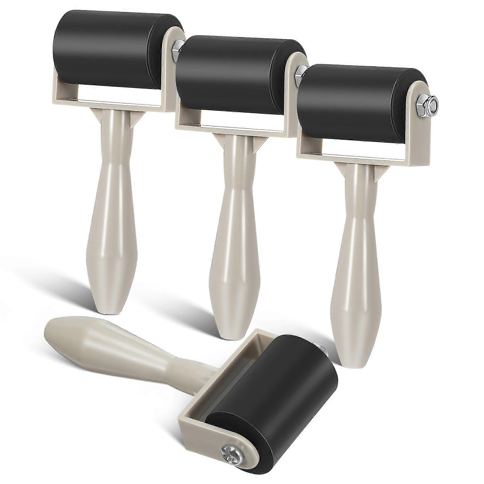 Assorted Color Printmaking Rubber Roller for Crafting 4Pcs Set