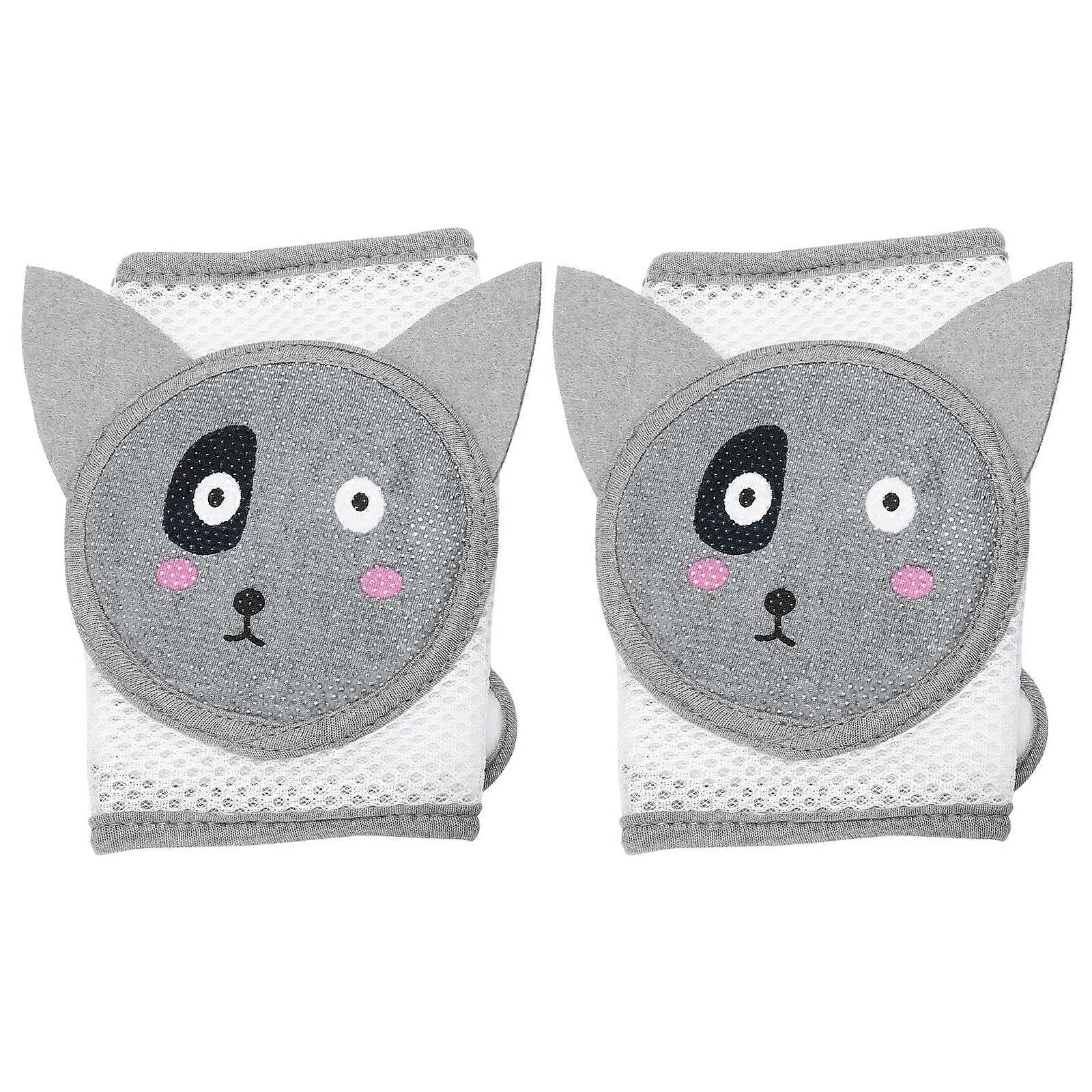Baby Knee Protector Cartoon Knee Pads for Protection 2Pcs Soft Padding