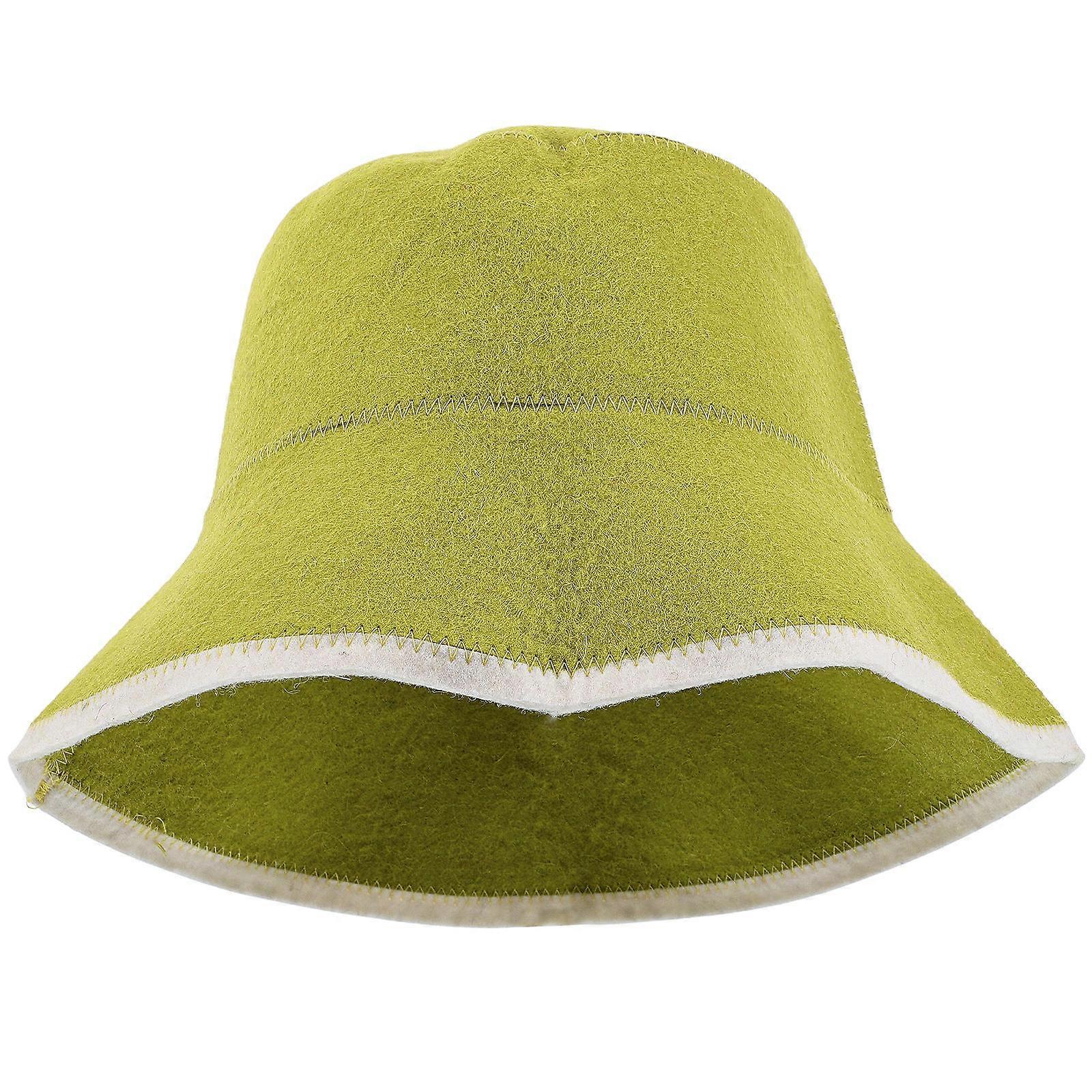 Durable Wool Felt Sauna Cap Fisherman Hat for Quick Drying 3Pcs Set