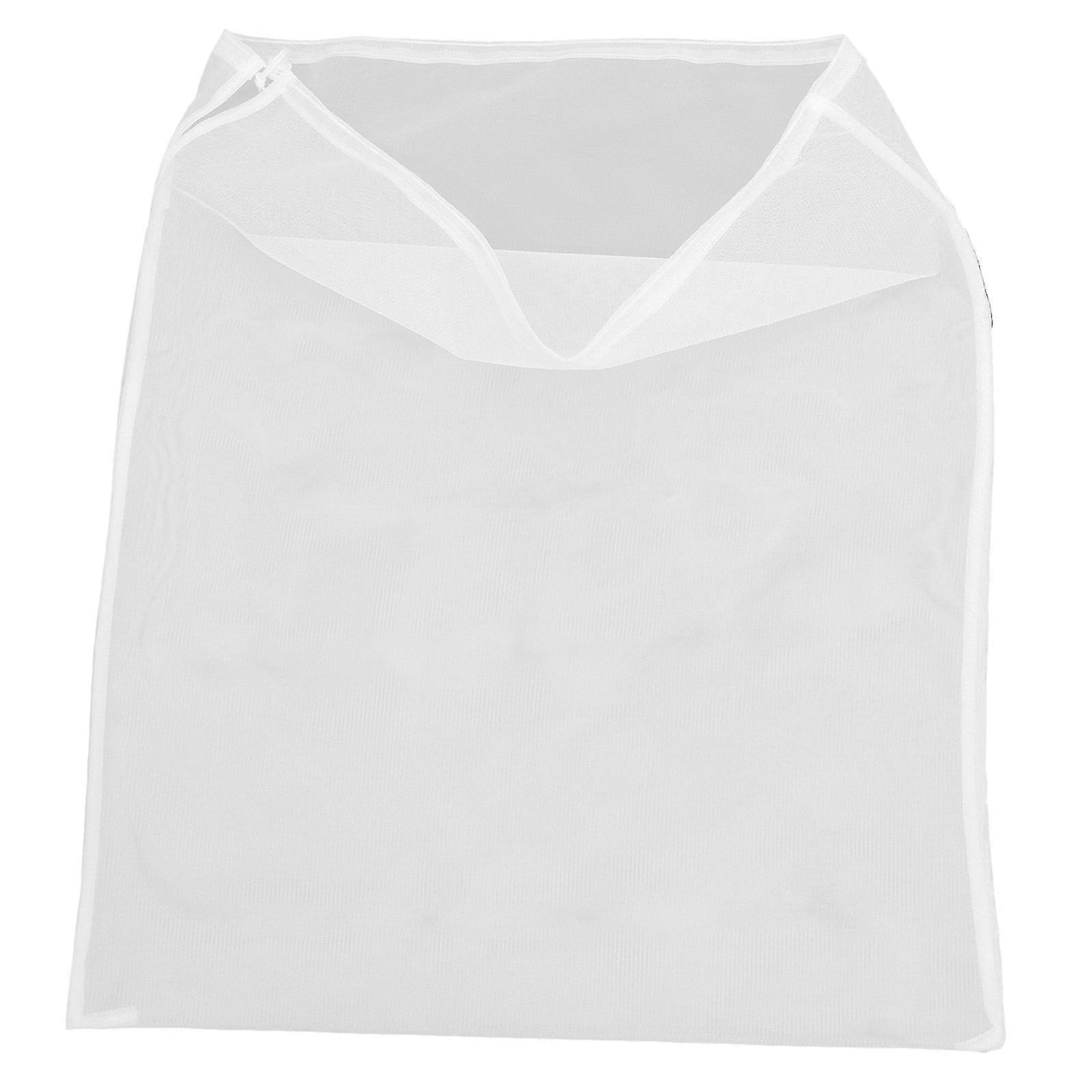 Wine Mesh Filter Bag Reusable Drawstring Wine Strainer Bag