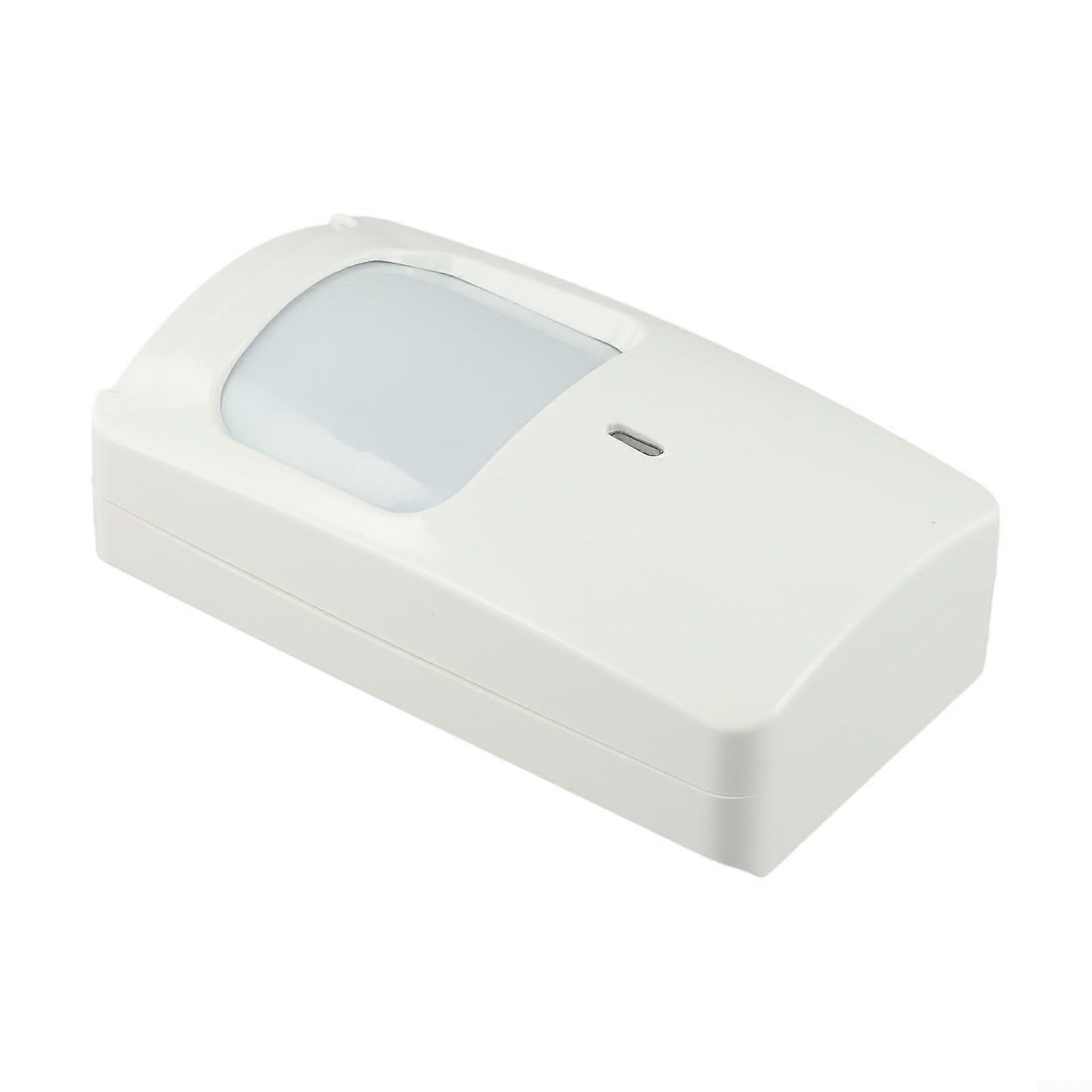 Wired Dual Technology PIR Microwave Motion Sensor with Pet Immunity for Home Security Systems White