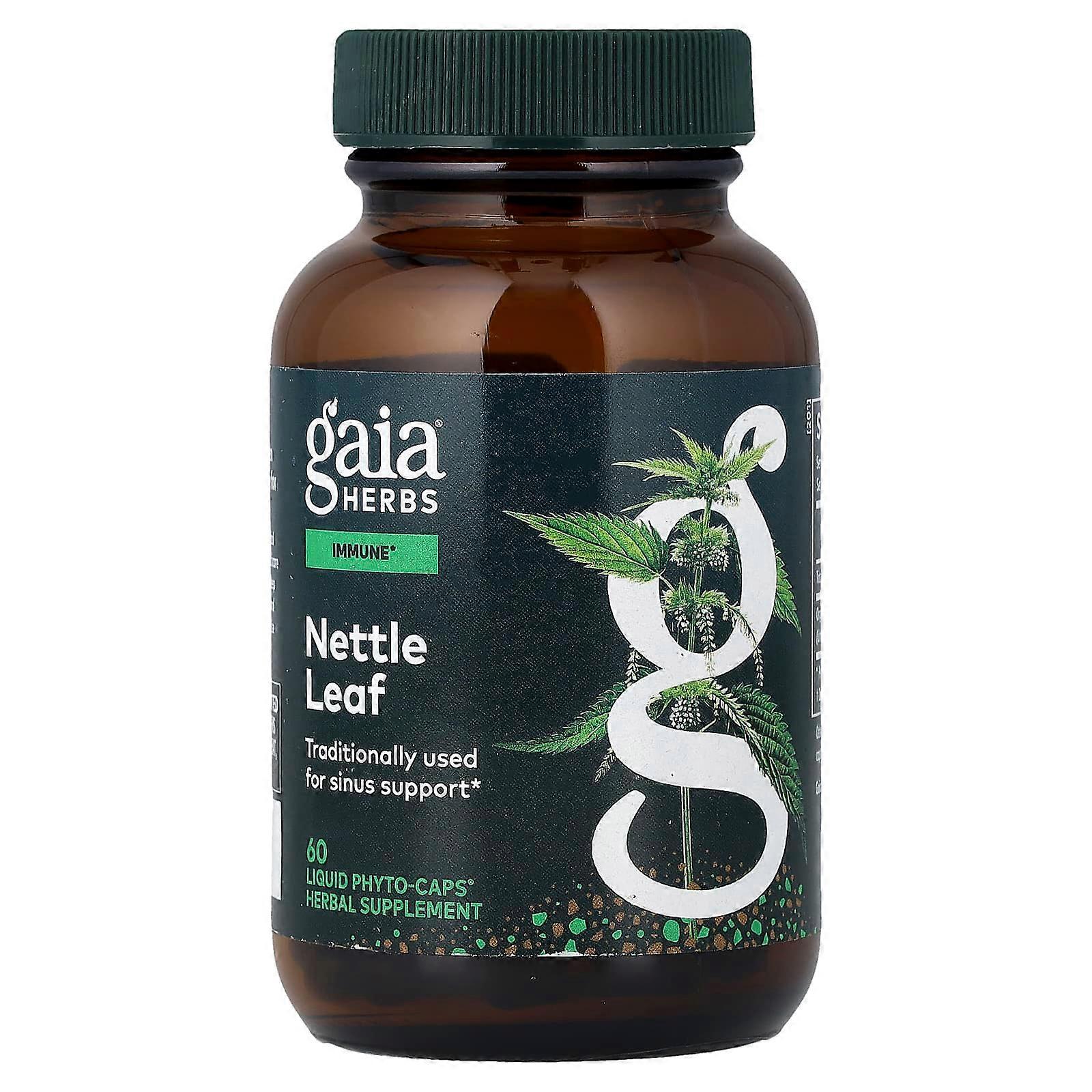 Gaia Herbs, Nettle Leaf, 60 Vegan Liquid Phyto-Caps