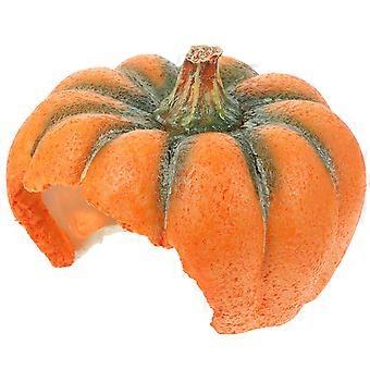 Yellow Resin Pumpkin Fish Cave Decorative Aquarium Cave for Decor
