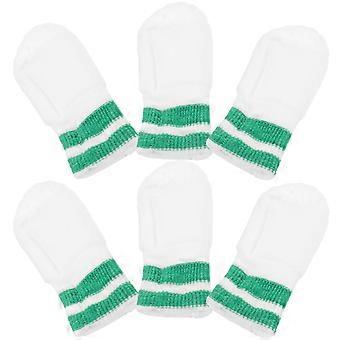 Vingertandenborstel voor honden, 6 stuks, comfortabele nylon tandenborstel voor huisdieren.