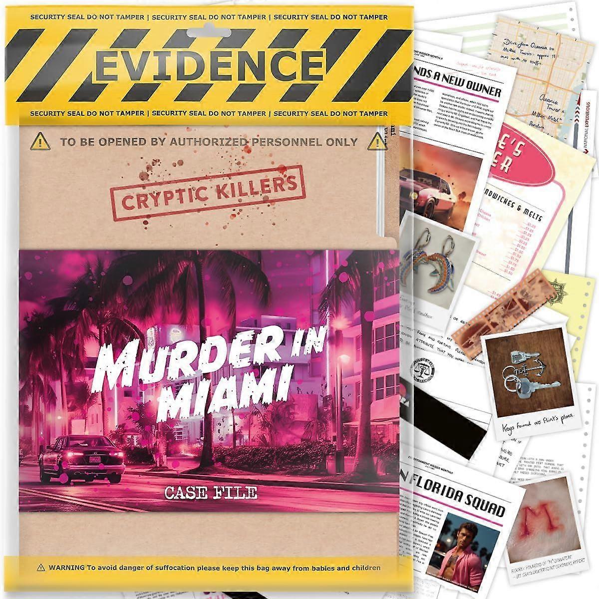 Cryptic Killers - Murder in Miami Board Game