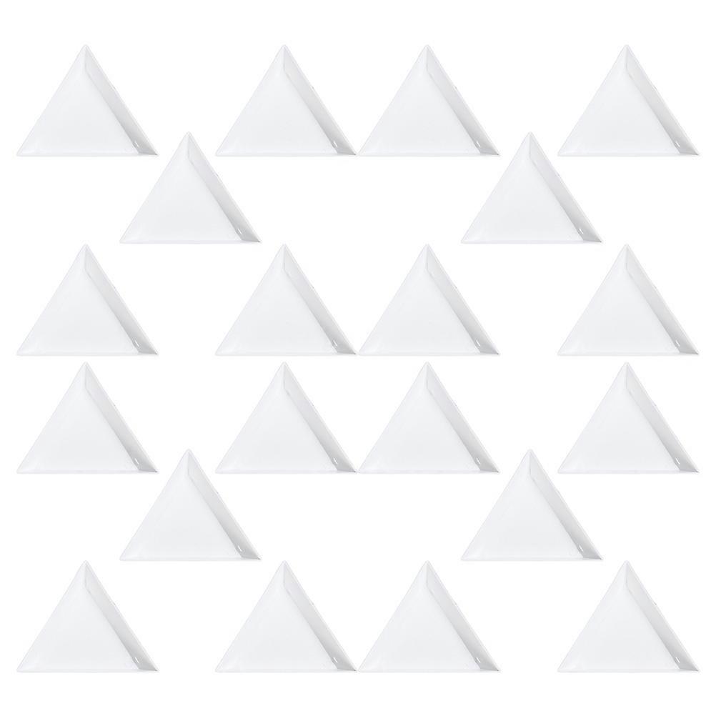 50PCS Triangle Bead Sorting Tray Practical Triangle Tray Durable Triangle Tray