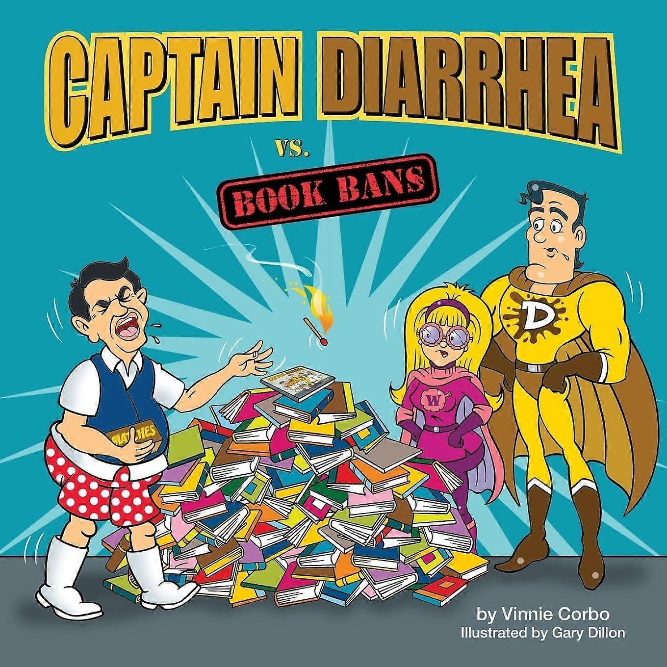 Captain diarrhea vs. book bans