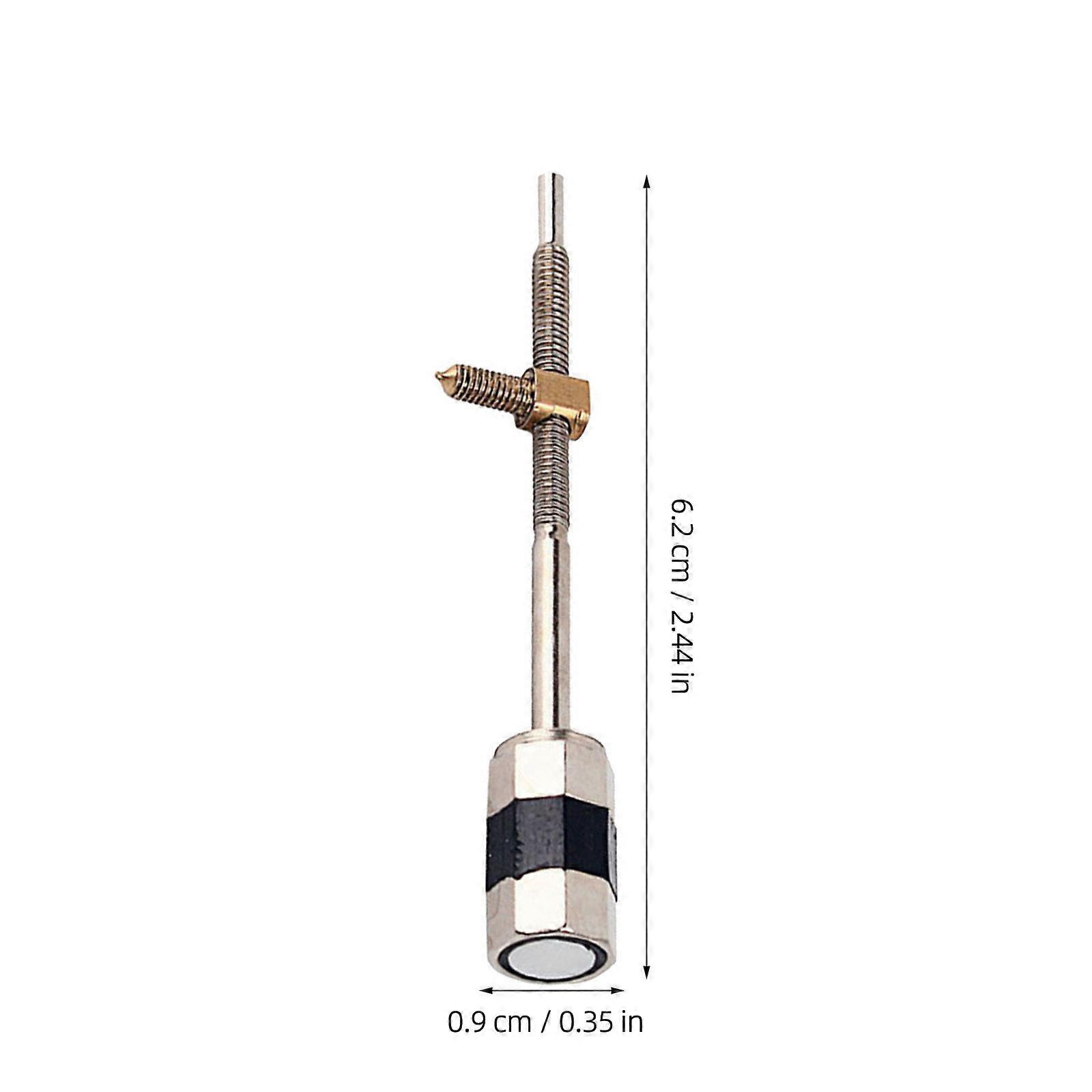 Metal Cello Bow Screw for Cellist Stringed Instrument 2Pcs Silver