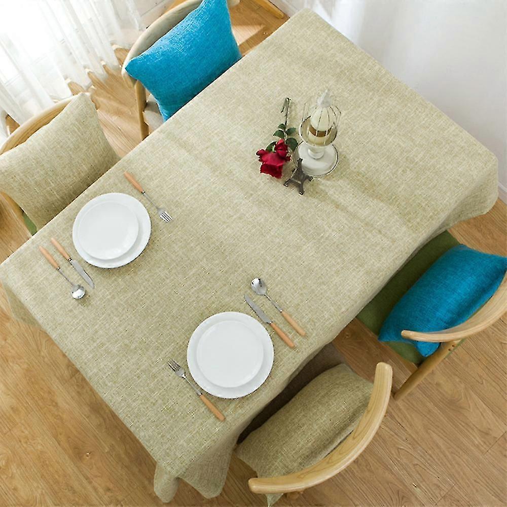 Cotton Linen Tablecloth Rectangular Dining Table Cloth Cover Home Decor