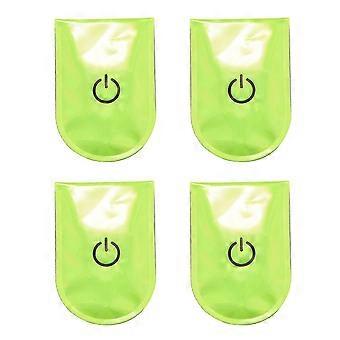 4x Outdoor Sports Led Safety Light Reflective Magnetic Clip On Strobe Running Walking Bike Cycling-DZ