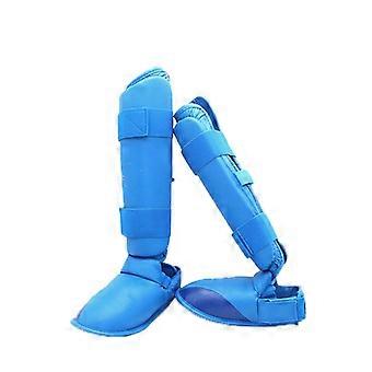 Karate-Sparring-Ausrüstungsset: Schienbeinschoner, Beinschutz, Handschutz, Handflächenschutz, Boxhandschuhe, Socken, Schuhe (Training)