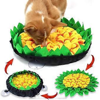 Foraging Mat for Dogs Durable Slow Feeding Puzzle Toys, Interactive Sniffing Mat Anti-Slip Pet Feed Game for Encourages Natural Foraging Skills of Cat