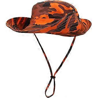 Kamuflasje Solhatt Uv Beskyttelse Bred Brim Sommerhatt Bøtte Hatt Fotturer Hatt