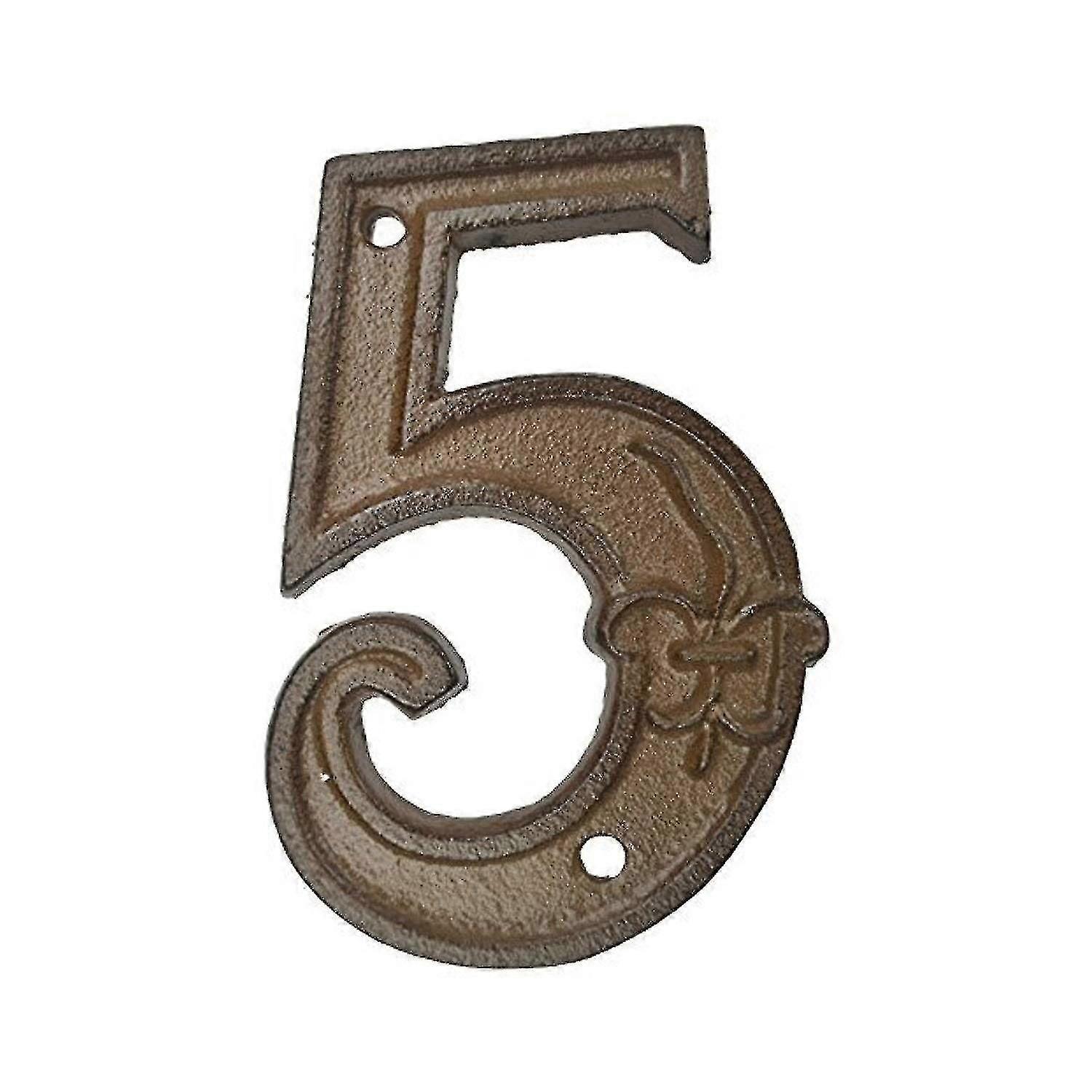 Cast Iron House Number
