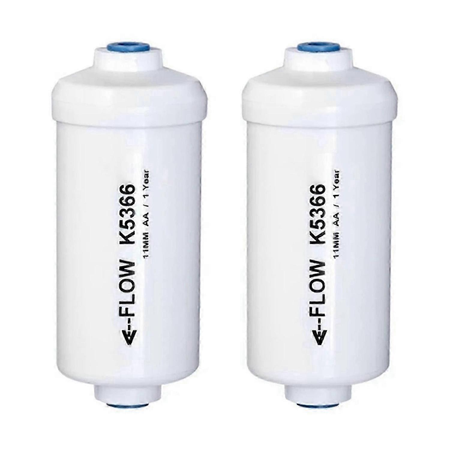 2 Pcs Replacement Fluoride Water Filter K5366 Compatible with Water Filtering System Purification El