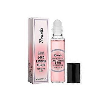 Parfum à roulettes pour femmes Parfum durable Portable Rose Léger Tous les jours Frais Dégage un parfum d'appel de niche