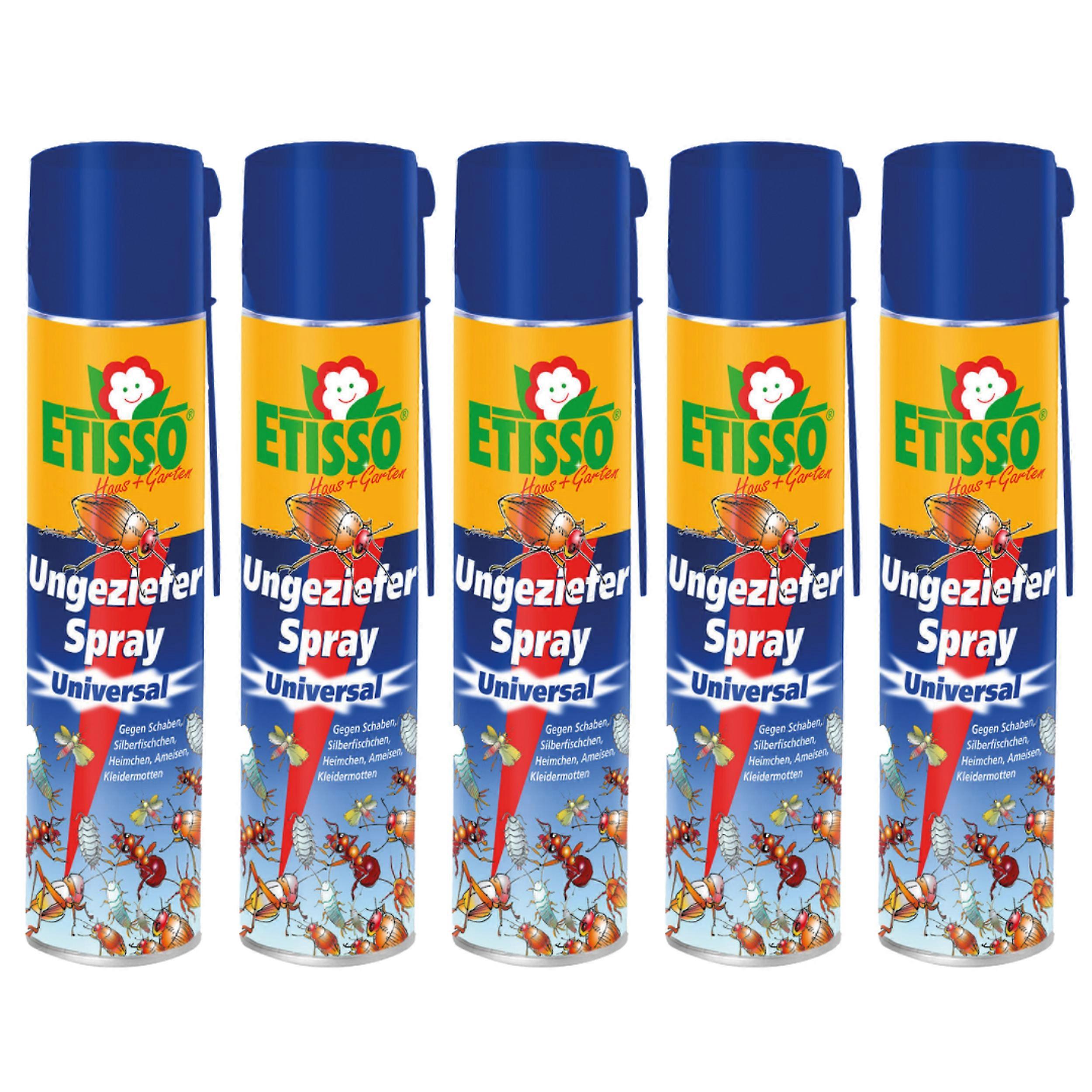 5 x ETISSO® Haşere Sprey Üniversal, 400 ml