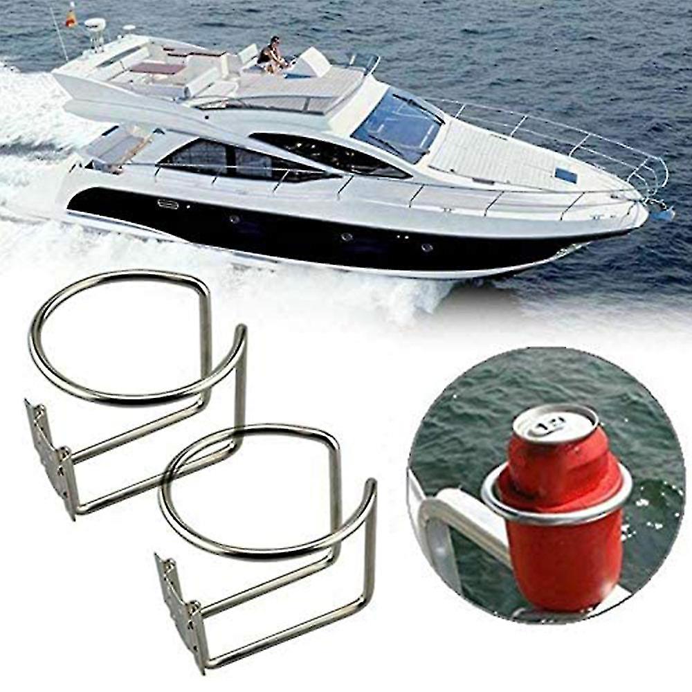 2pcs Boat Ring Cup Holde Anti-rocking Cup Holder Drink Holder For Boat, Car, Truck, Rv