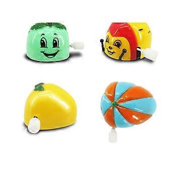 8 escarabajos de juguete con mecanismo de relojería, juguetes de cuerda de dibujos animados, juguetes con cadena, juguetes pequeños, escarabajo, gran regalo para niños (patrones aleatorios)