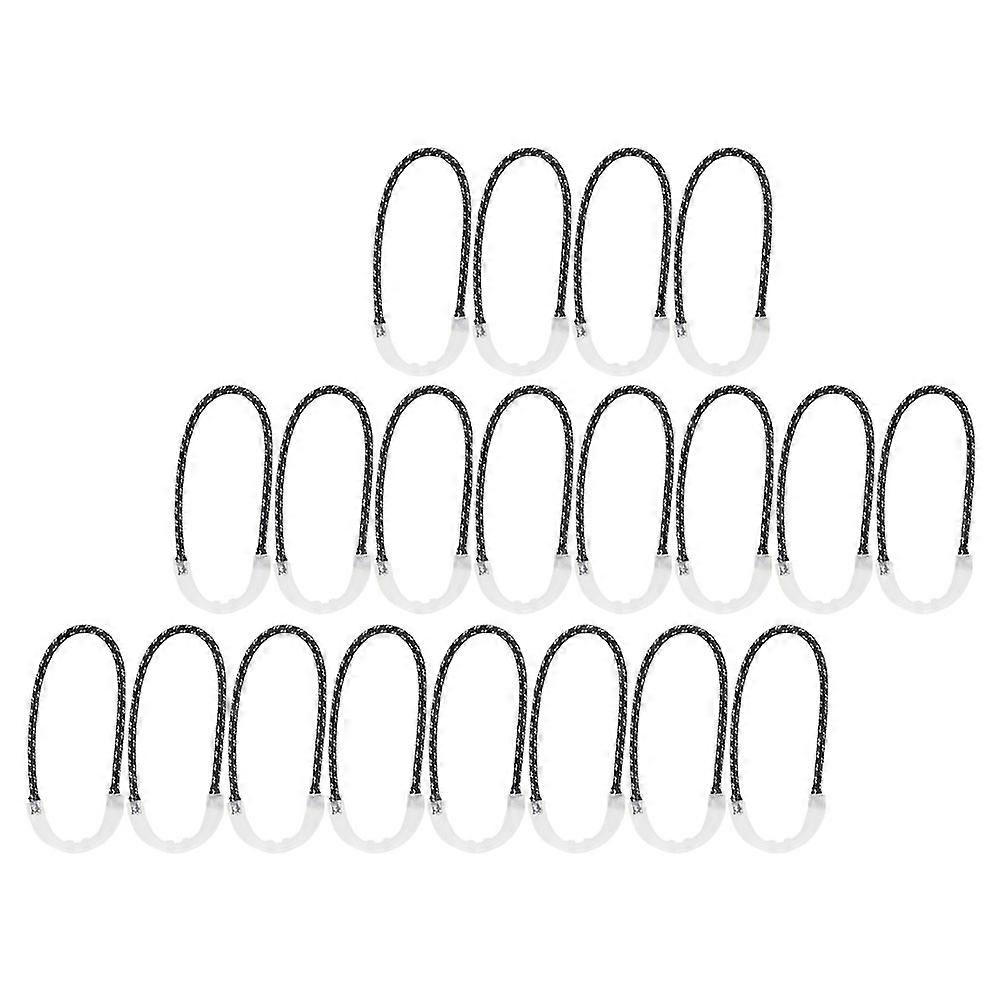 20Pcs Outdoor Backpack Luminous Zipper Pulls Anti-lost Self-luminous Drawstring
