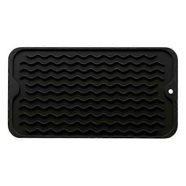 Non-Slip Silicone Drying Mat - Black