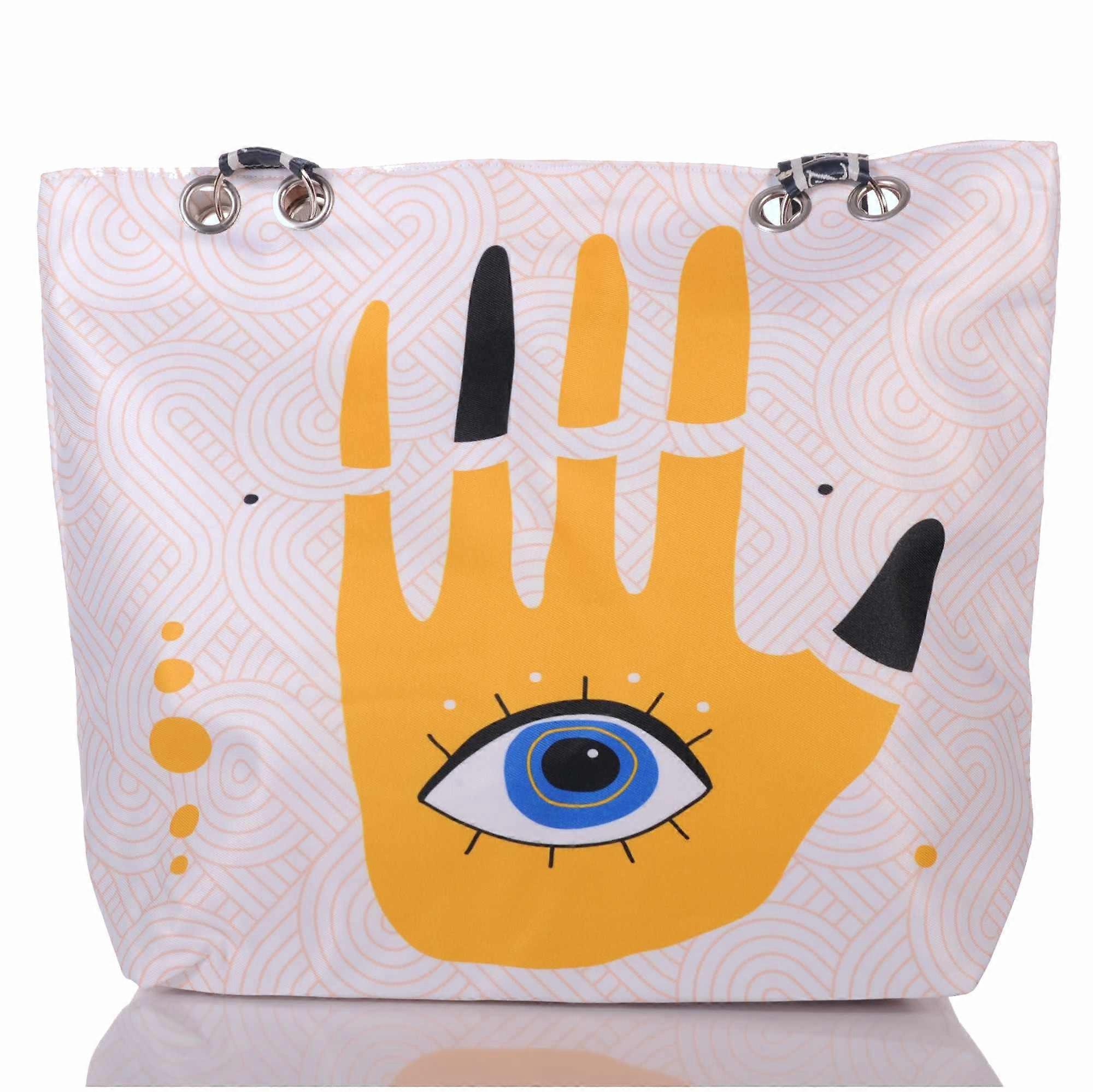Beach bag Hamsa Hand Nazar Eye Boho
