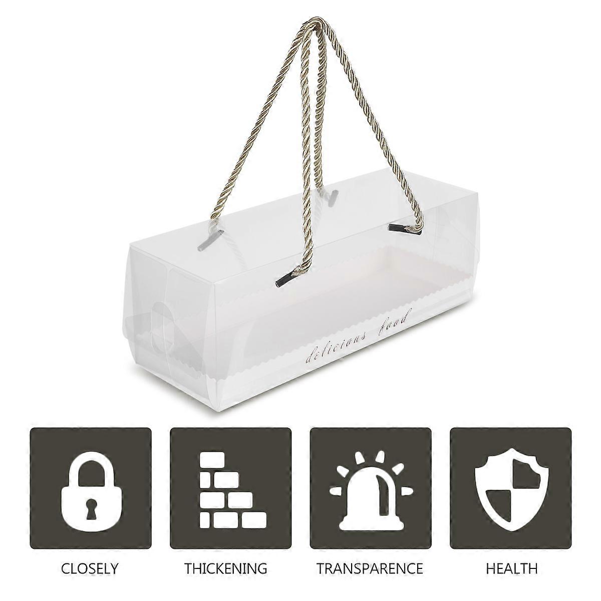10pcs Cake Packaging Boxes Food Packing Boxes Portable Packing Boxes