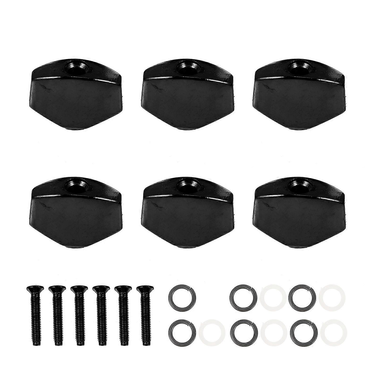 6 Sets Stringed Instrument Handles Strings Turner Caps String Functions Handles