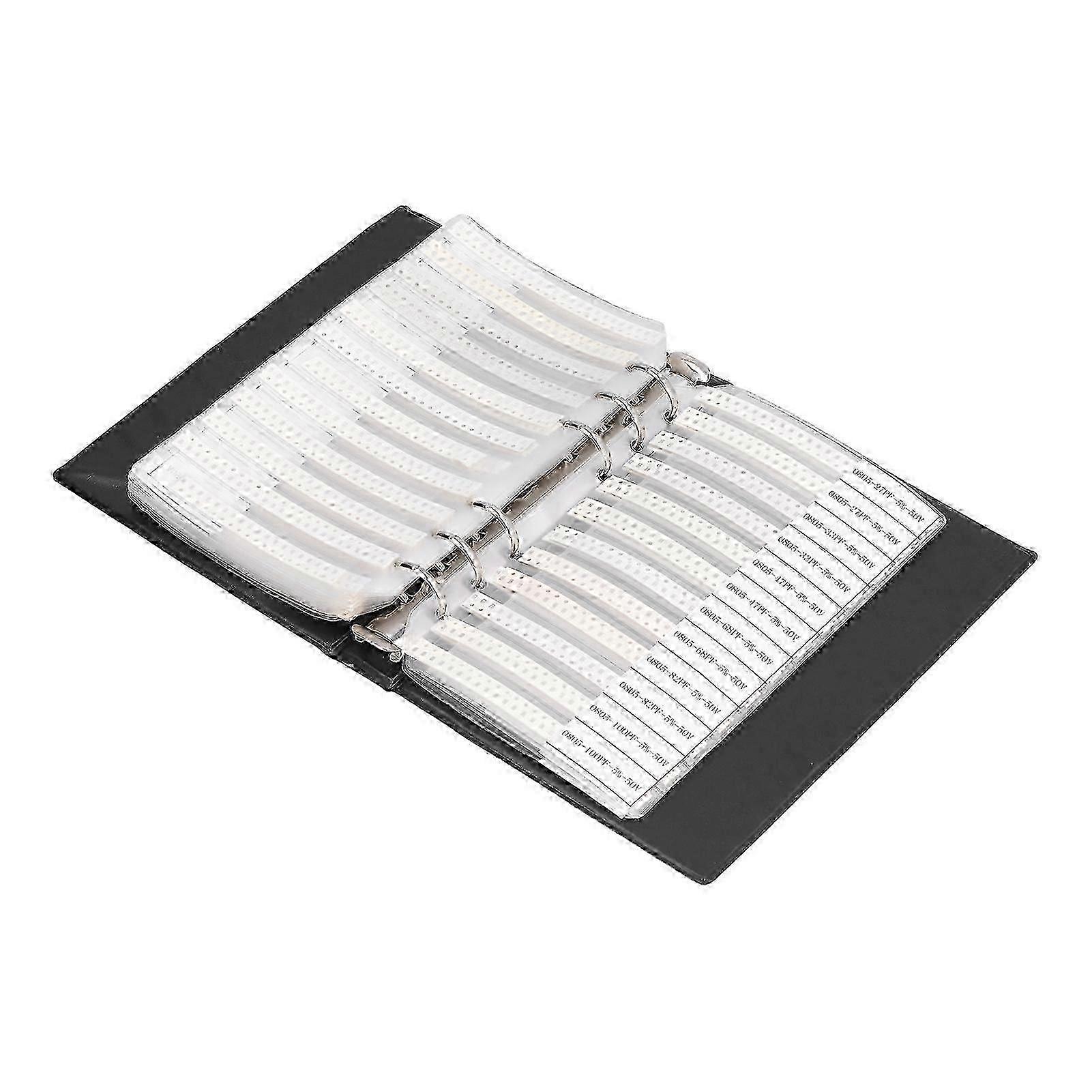 Capacitance Sample Book Portable Ceramic Assortment Kit compatible with Breadboards 92 Kinds 0805