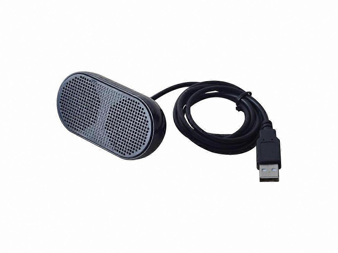 Multimedia Stereo Speaker for Laptops, USB Powered, Black