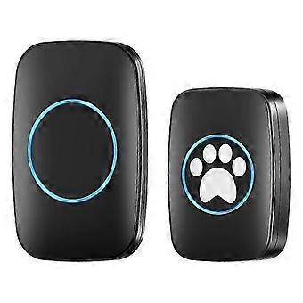 Campainha de cachorro de estimação com flash LED inteligente com chamador à prova d'água