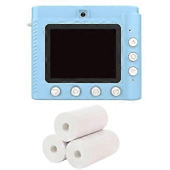 Cámara de impresión instantánea para niños Cámara de fotos digital de fotografía de video para niños