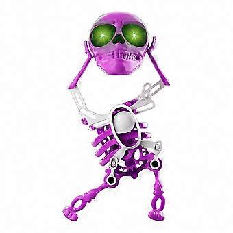 3D Wind-up Dancing Skeleton Toy, Spring Clockwork Mechanism, Halloween Desktop Decoration and Kids Party Favors