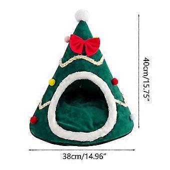 Cozy Christmas Tree Cave Bed