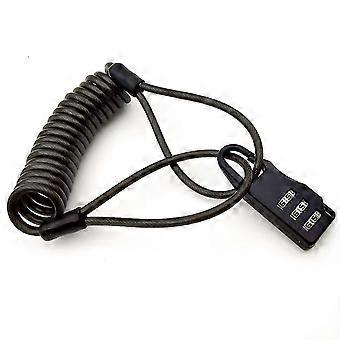 Anti-theft Motorcycle Cycling Scooter Bicycle Lock Cable Lock Helmet Lock yu