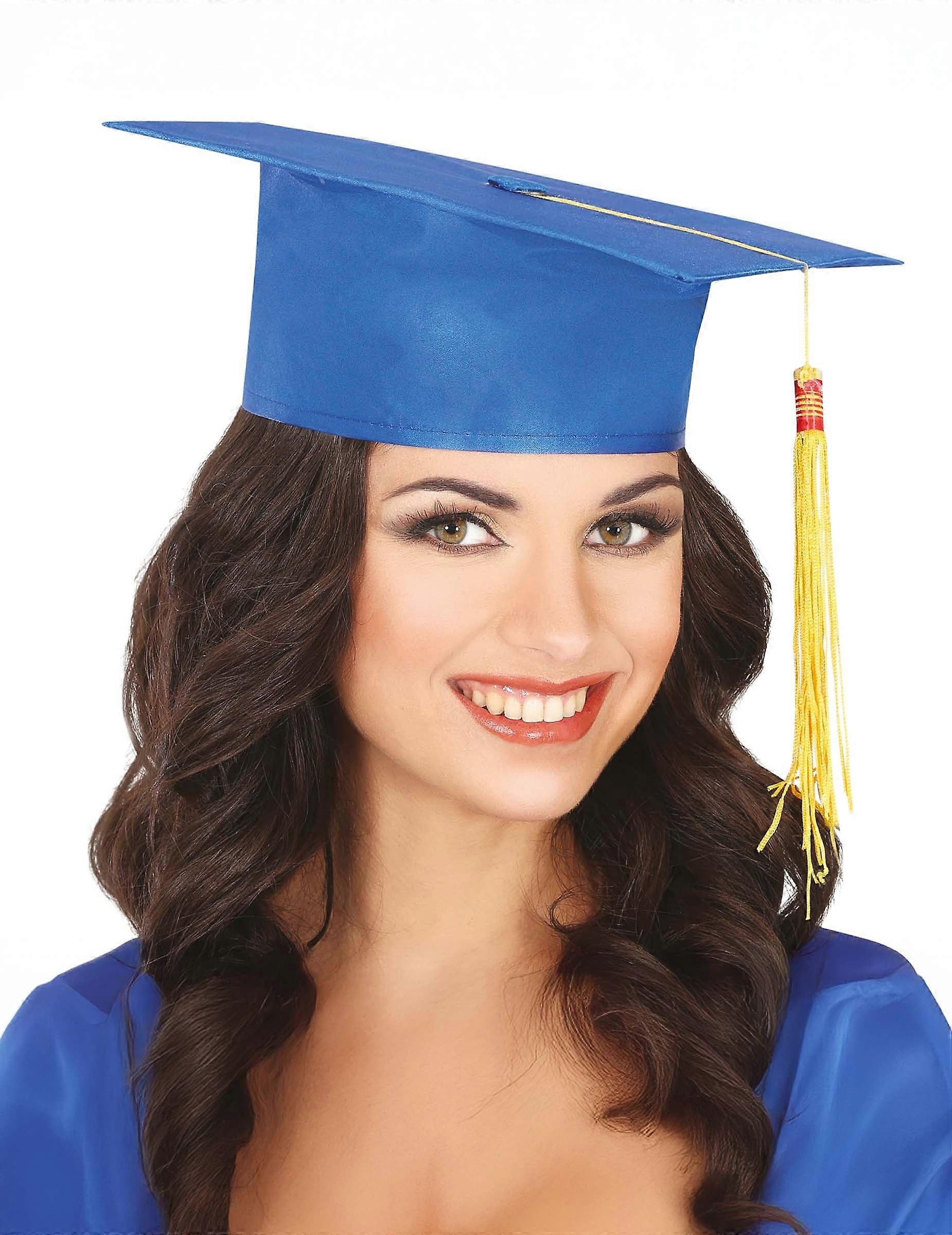 Adult Blue Graduation Cap