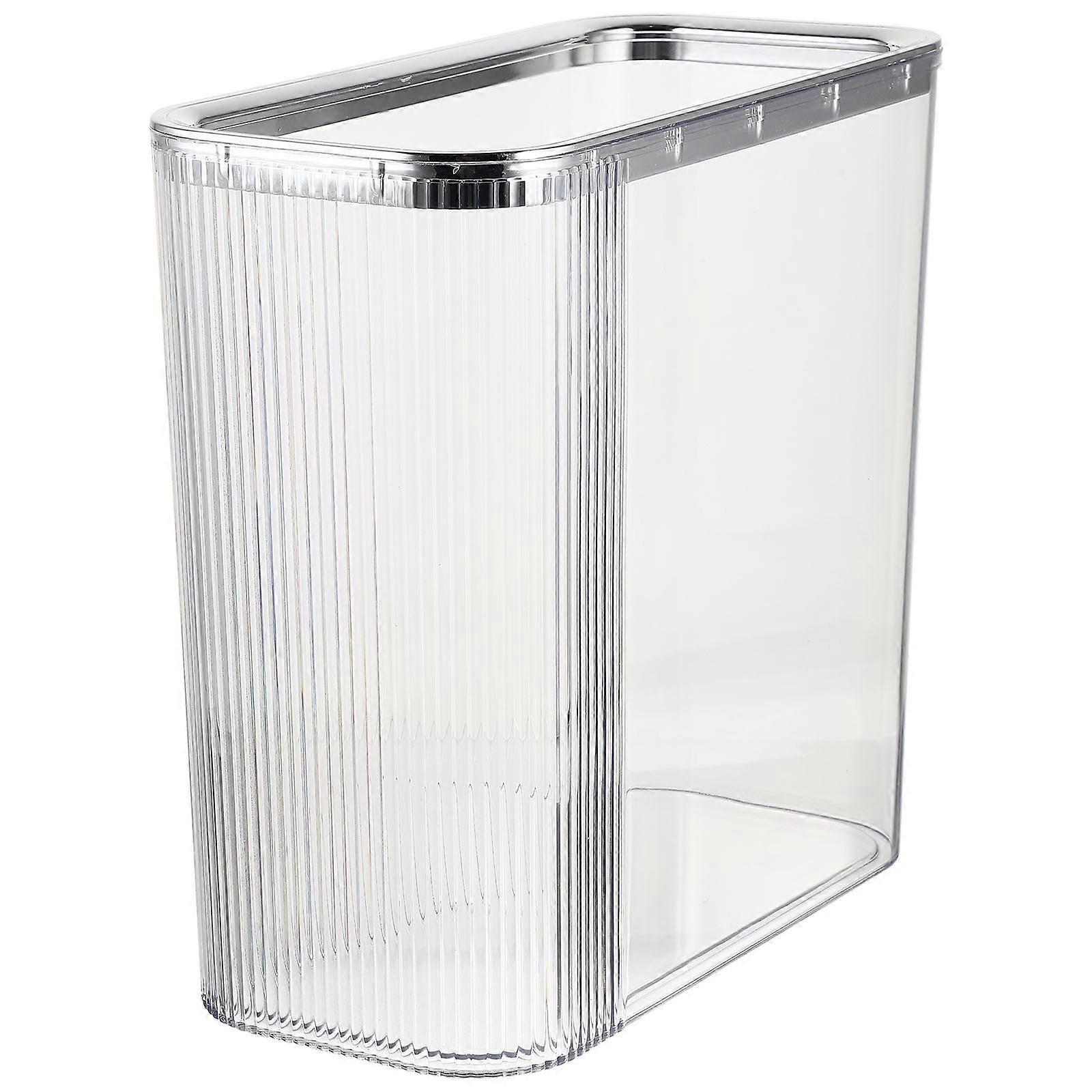 Transparent Garbage Can for Storage Pet Bathroom Garbage Container