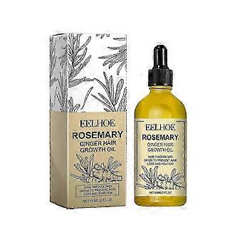 Óleo Capilar Revitalizante de Alecrim e Gengibre - Hidrata, Dá Brilho e Fragrância, Ideal para Viagem, 60ml - Novidade S03