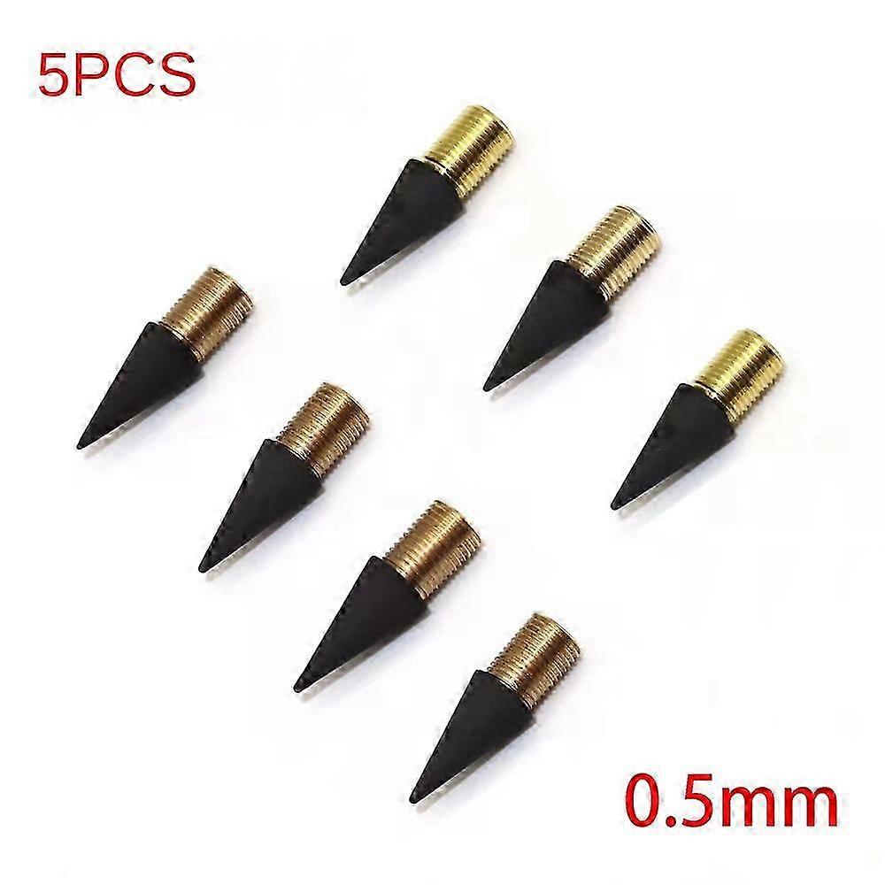 19pcs Inkless Pen Tips Infinite Pencil Replaceable Heads Pencil Writing Tips