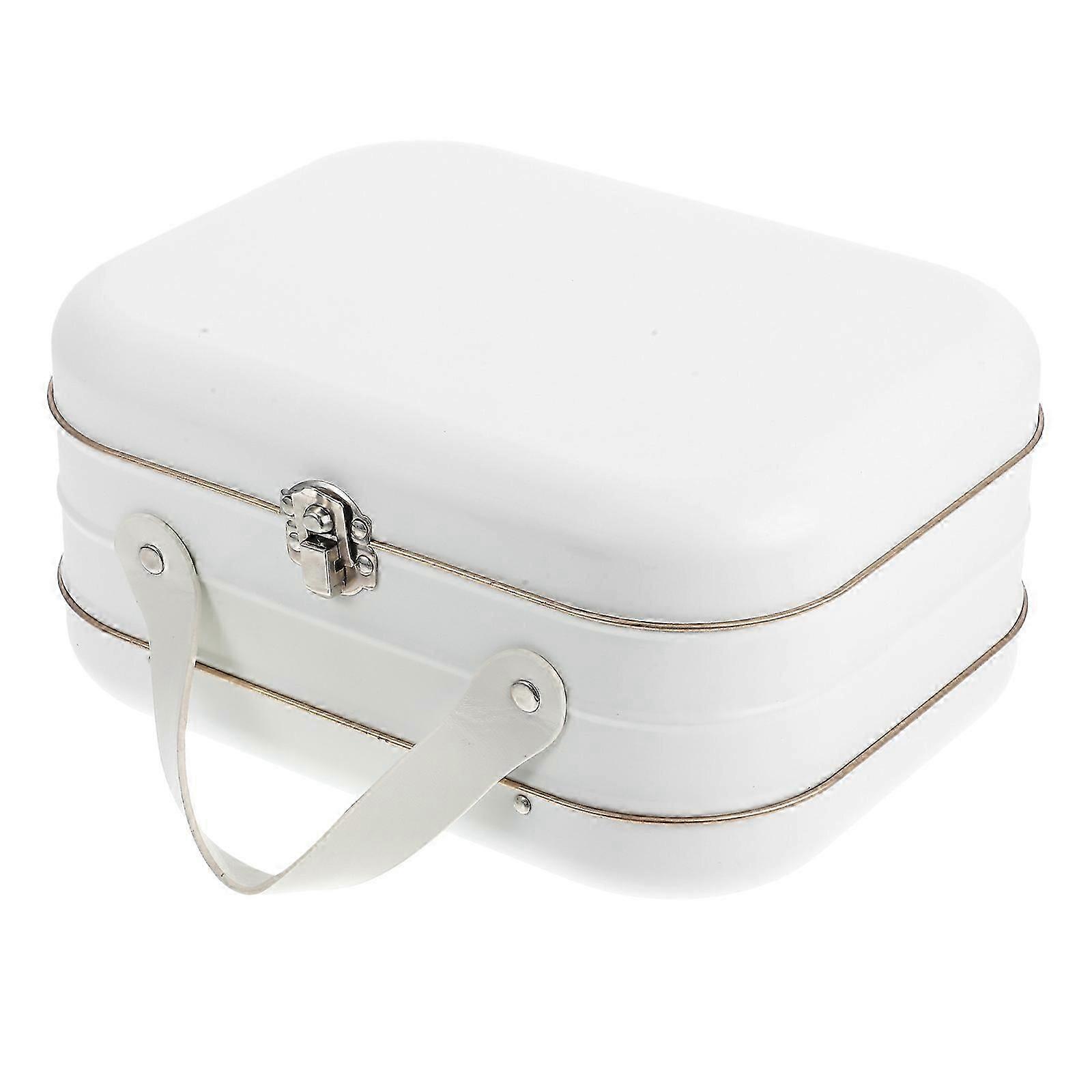 Multi-Use Tinplate Gift Box Jewelry Storage Container Packaging Case
