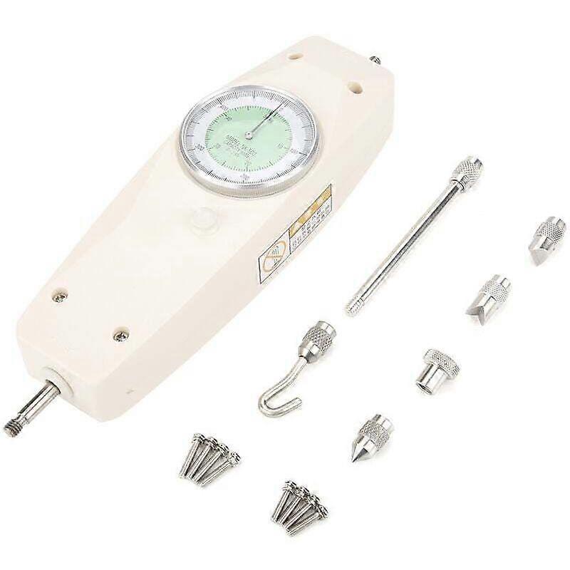 500N Analog Dynamometer Force Measuring Instrument Tester Push Pull Force Gauge Pointer Analog Mechanical Push Pull Force Gauge for Force Measurement 
