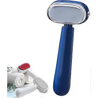Raspador de pés de dupla face para remoção de calos, raspador de precisão e polidor, aço inoxidável, remove pele morta, portátil, ideal para iniciantes.