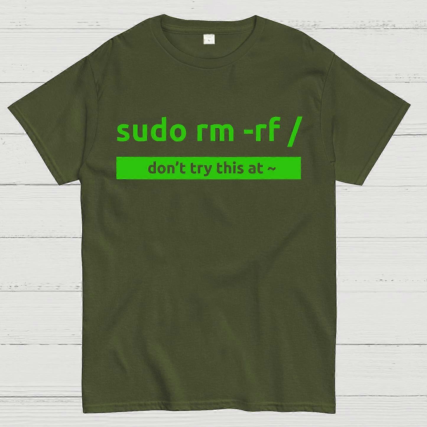 Sudo Linux programmeercommando T-shirt voor nerds