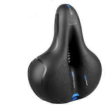 Safety Warning Bicycle Shock Absorber Saddle Breathable Comfortable Bicycle Seat Cushion Black Hollow Mountain Bike Seat