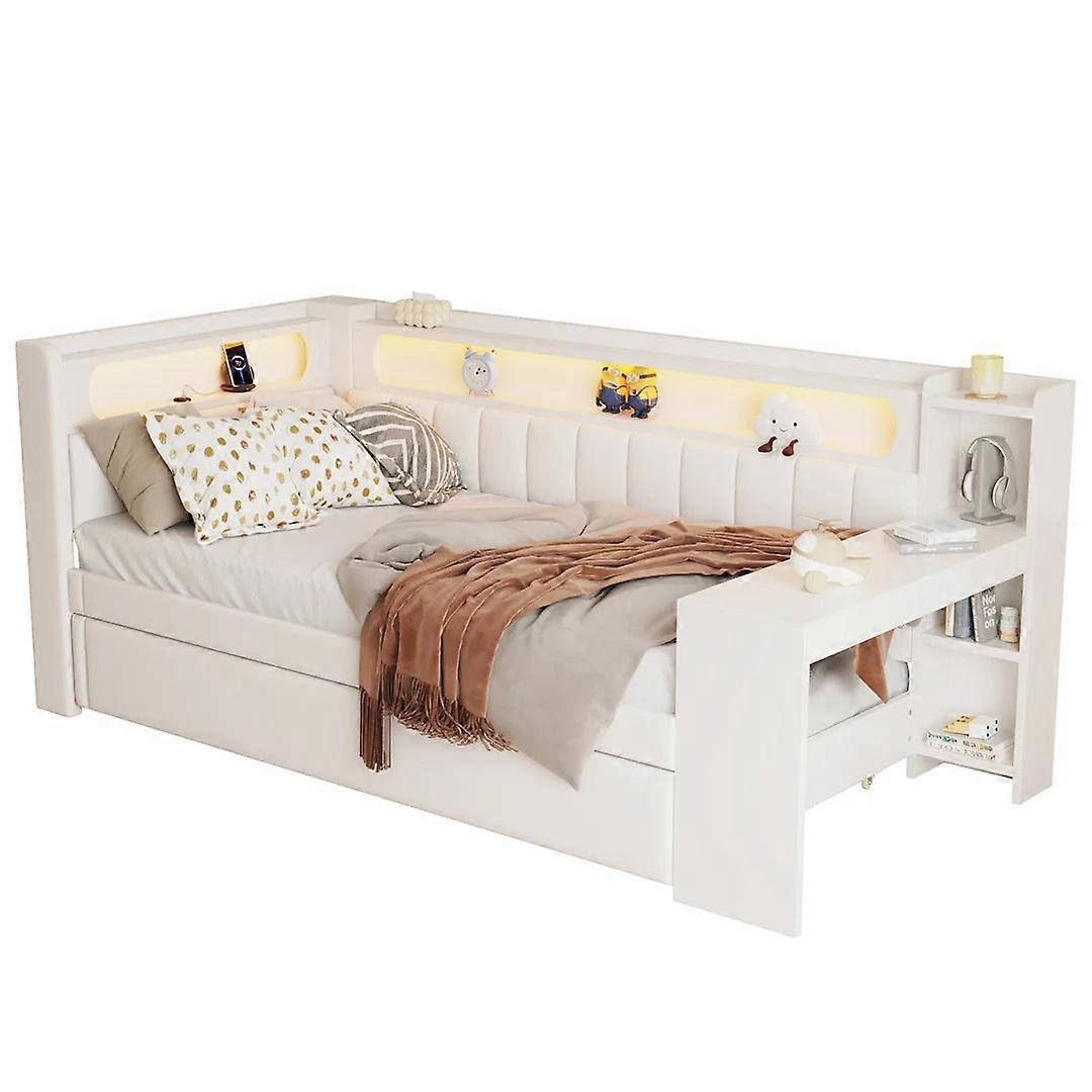 Eenpersoonsbed - Bedframe - Uittrekbed - Smart Bed - Studentenbed