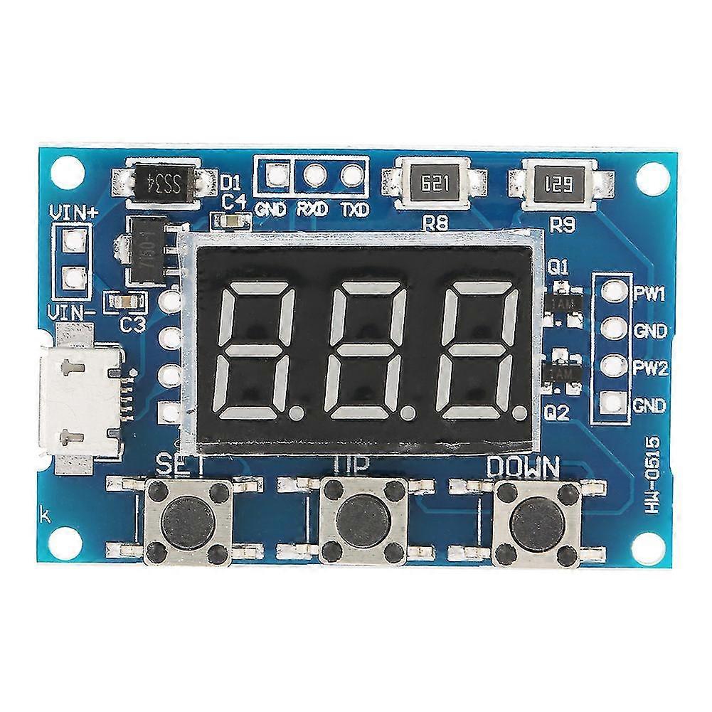 2 Channel PWM Frequency Duty Cycle Adjustable Wave Rectangle Signal Generator