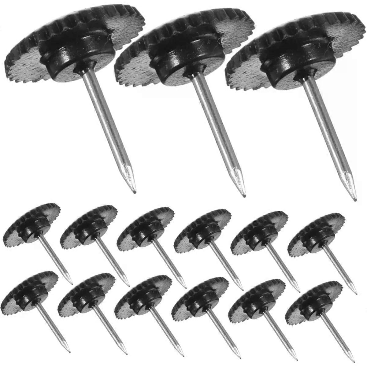 Black Plastic Push Pins 100 Pcs for Cork Board Notes